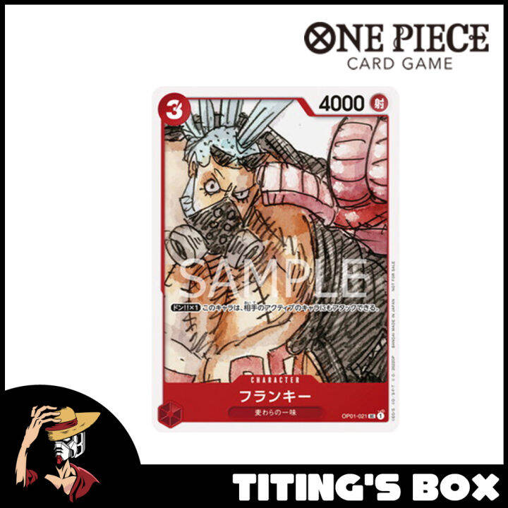 [JP] One Piece Card Game Franky OP01021 Promo Card Lazada PH