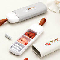 APill Organizer แฟชั่นแบบพกพาสไตล์นอร์ดิกแท็บเล็ต Pill Dispenser กล่องยา3กริด Dispensing Storage KitM