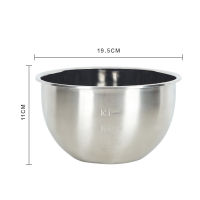 Stainless Steel Noodles Ramen Bowls Salad Fruit Bowl Soup Tureen Food Plates Large Beat Egg Basin Tableware Kitchen Utensils