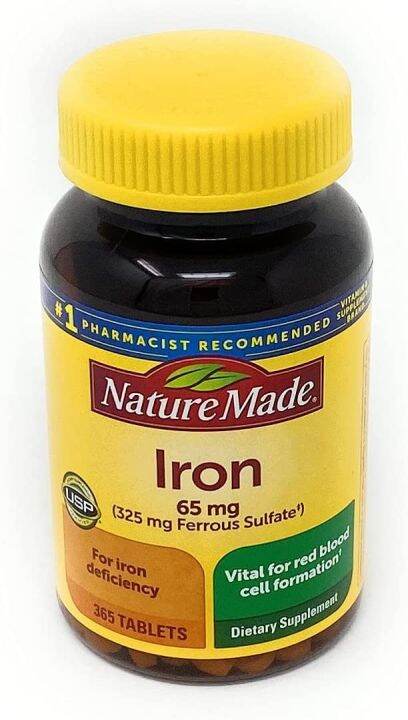 Iron 65 Mg (365 Count, From Ferrous Sulfate) Pack 0f 1 