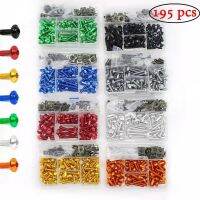 ▲ 195PCS/Set Motorcycle Universal CNC Full Fairing Bolt Kits Bodywork Screws For BMW Kawasaki Honda Yamaha SUZUKI Pit Dirt Bike