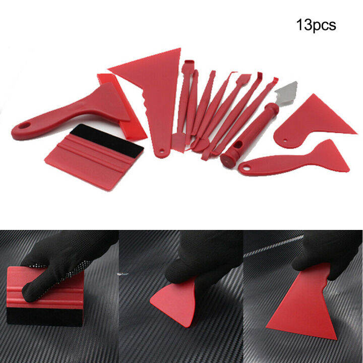 [Free Ship] 13PCS Car Wrap Edge Film Tools Squeegee Scraper Set Kit