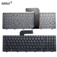 GZEELE Dell แป้นพิมพ์แล็ปท็อปสำหรับ Inspiron 15R Ins15RD-2528 2728 2428 M501Z M5110 M511R N5110ใหม่แป้นพิมพ์ภาษารัสเซียสีดำรูปแบบภาษารัสเซีย