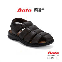 Bata Comfit บาจา คอมฟิต รองเท้าแตะ รองเท้าแตะรัดส้น รองเท้าแตะเพื่อสุขภาพ สำหรับผู้ชาย รุ่น Camron-Sandal สีน้ำตาล 8514622