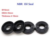 5Pcs NBR Framework ซีลน้ำมัน ID 16mm OD 24-35mm ความหนา 4-10mm Nitrile Butadiene ยางปะเก็นแหวนปิดผนึก TC