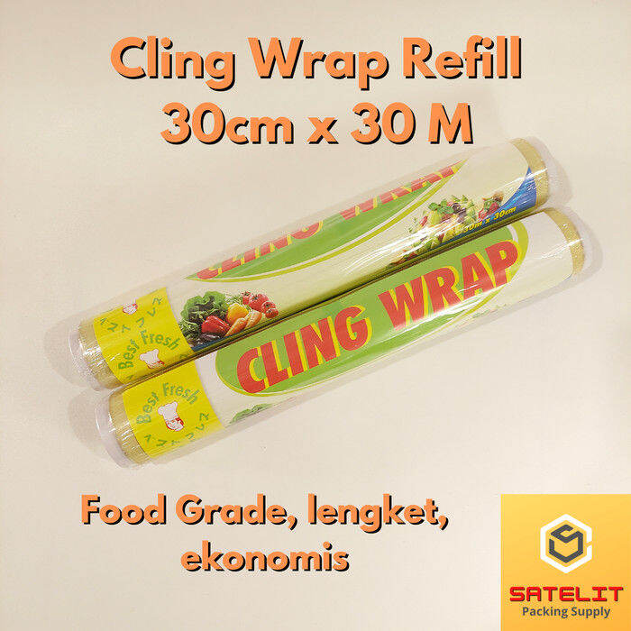 Cling Wrap Refill 30cm x 30M Plastik Wrap Lazada Indonesia