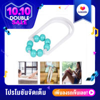 ?? ร้านแนะนำ ??ลูกกลิ้ง8ลูกนวดกระตุ้นกล้ามเนื้อขาหมุน360องศา สีเขียว/ขาว