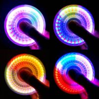 2021 New LED Light Fidget Spinner,Rainbow Fidget Toy Light Finger Hand Spinner for Kids Adults