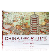 DK series Grand Canal crossing time and space English original China through time Chinese history journey spanning 2500 years, key periods and turning points in Chinese history, review of childrens Popular Science Encyclopedia