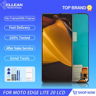 XT2139-1หน้าจอสำหรับ Moto Edge 20 Lite Lcd Touch Digitizer Assembly สำหรับ Moto Edge 20 Fusion Display จัดส่งฟรีพร้อมเครื่องมือ