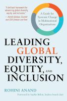 หนังสืออังกฤษ Leading Global Diversity, Equity, And Inclusion: A Guide For Systemic Change In