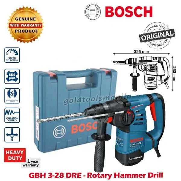 Bosch GBH 3-28 DRE - Rotary Hammer Drill / Rotary Hammer SDS-plus GBH 3 ...