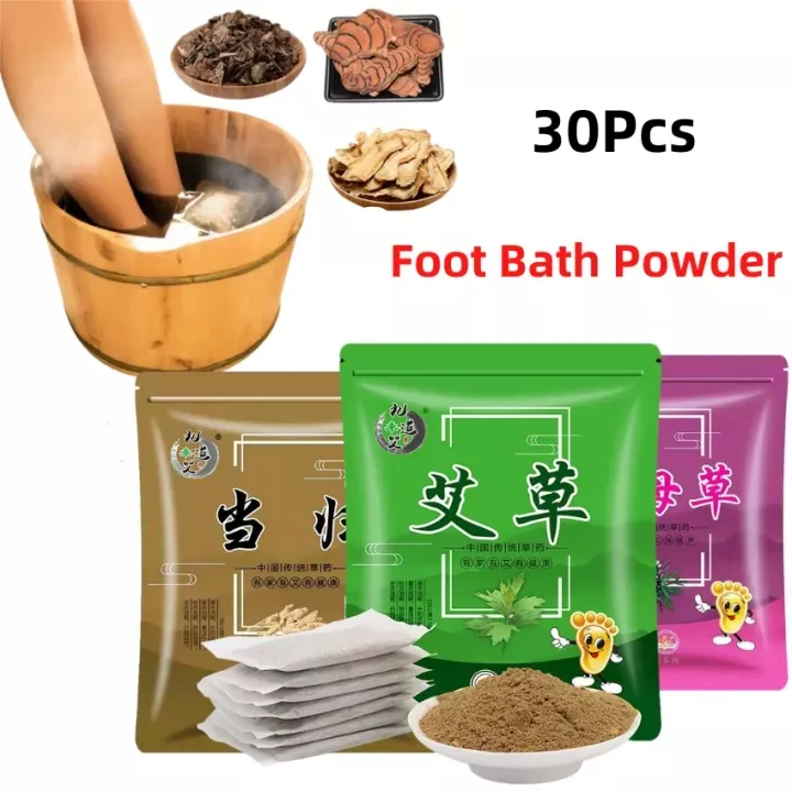 ONEWE 30pcs/Bag Herbal Foot Bath Bag Foot Soak Weight Loss Powder SPA Foot Relaxation Improve