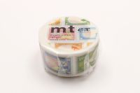 mt masking tape postage stamp (MTEX1P141) / เทปตกแต่งวาชิ ลาย postage stamp แบรนด์ mt masking tape จากประเทศญี่ปุ่น