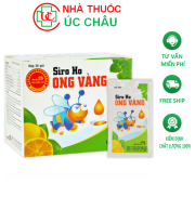 Siro ho Ong vàng, giảm ho nhanh, Hộp 30 gói, Chai 100ml