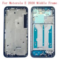 【❉HOT SALE❉】 jiejiu65879742 ฝาครอบกลางฝาจอแอลซีดีแผ่นแผงแชสซีสำหรับ Motorola Moto E 2020โทรศัพท์โลหะส่วนอะไหล่กรอบ