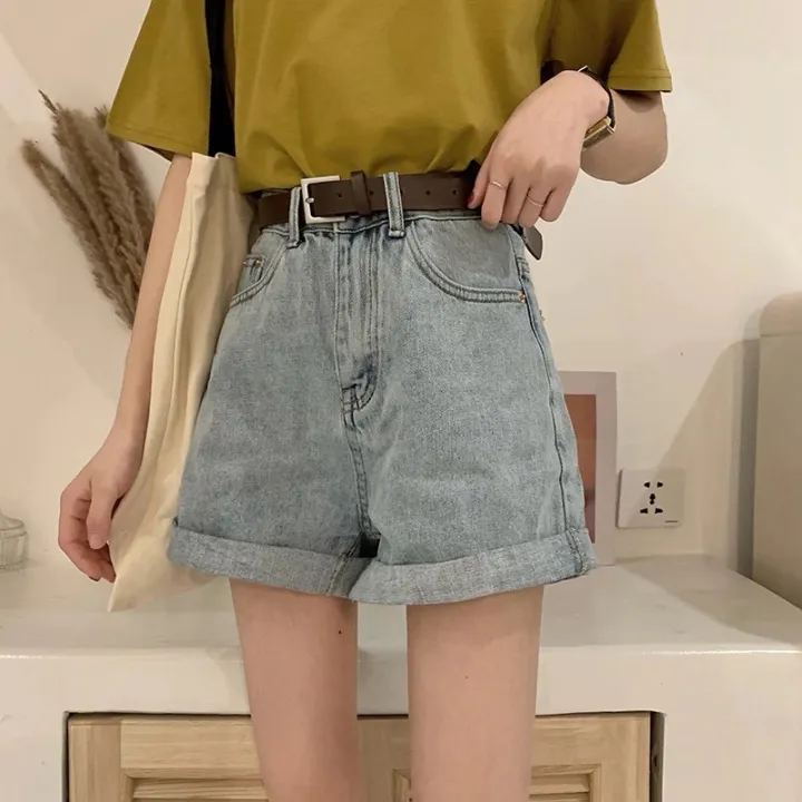 Korean Highwaist Denim Sexy Short Mom SHort | Lazada PH