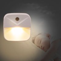 Wireless Light control Sensor LED Night Light EU US Plug Dusk-to-Dawn Night Lights For Baby Kids Bedside Bedroom Corridor Lamp Night Lights