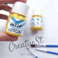 Velle LS Paint รองเท้าหนัง ขนาด 30 มล. - 07. สีน้ําตาล