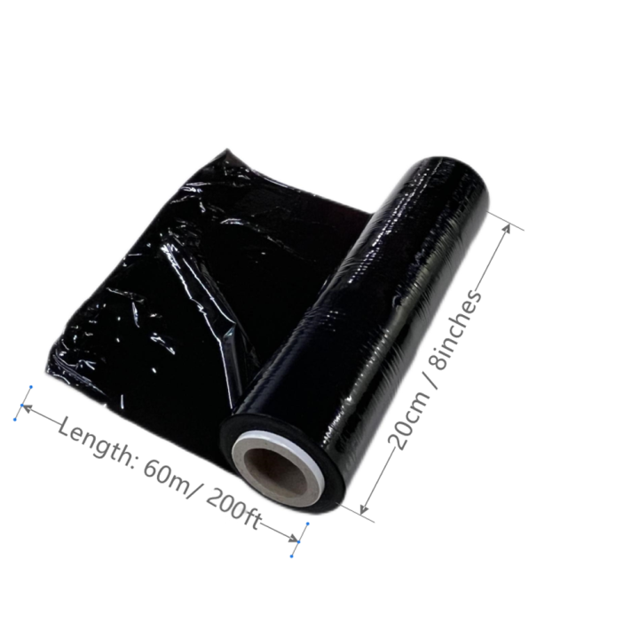 Black permeable plastic body wrap, workout and sweat Lazada PH