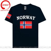 Norwegian Pride Flag Norway Great Gift Preppy Style T Shirt Men Wholesale Short Sleeved Mens T-Shirts Holiday Father Day Clothes