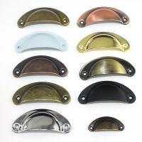 【CW】 1pc Metal Drawer Cabinet Door Handle Cup Handles Iron Half Cupboard Pull