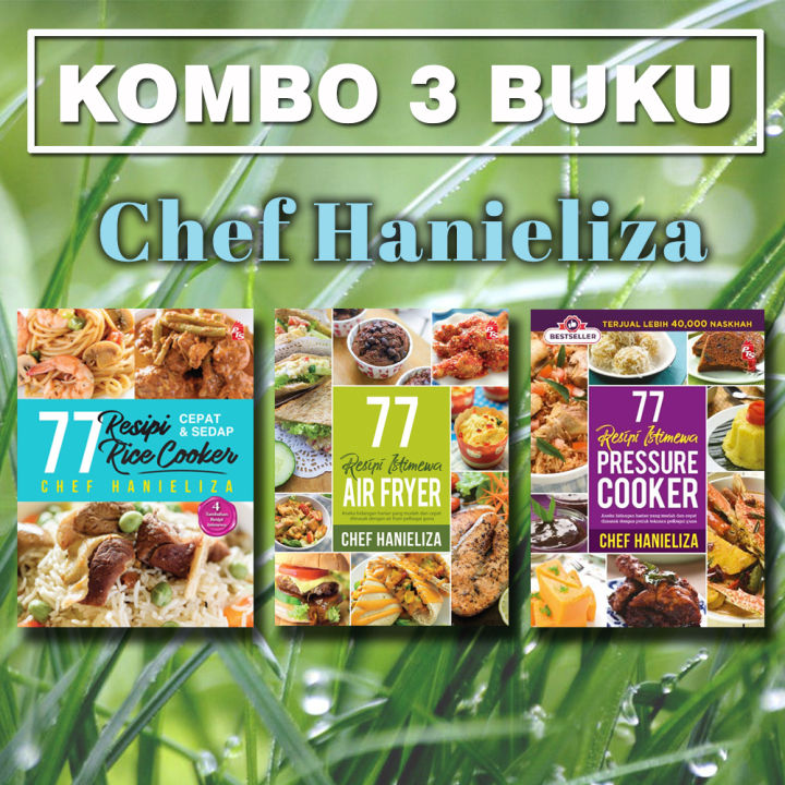 Kombo 3 Buku Resipi Chef Hanieliza Lazada