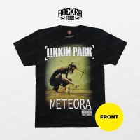 พร้อมสต็อก [0286] Linkin Park-Meteora-เสื้อยืดสีดำ legen ROCK band BEAD