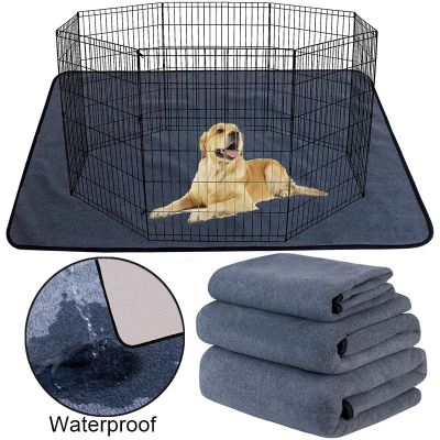 [pets baby] Extra LargeReusable Dog Bed Mats Dog Urine Closepad Rug For PetSoftBlanket