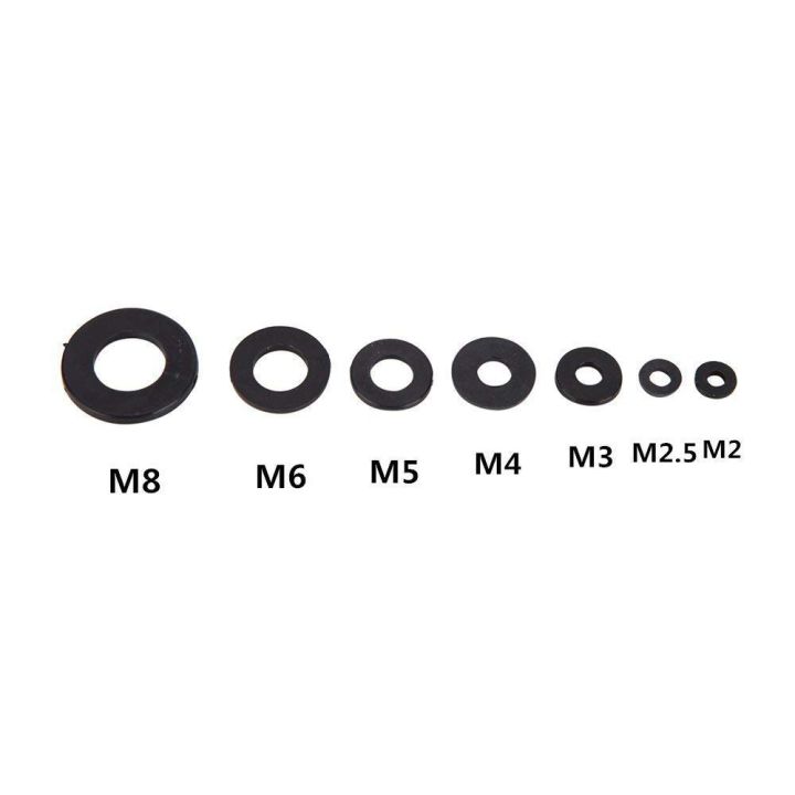 480-pcs-nylon-flat-round-washers-gaskets-spacers-assortment-set-for-m2-m2-5-m3-m4-m5-m6-m8-m10-screw-bolt-black