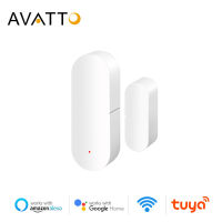 AVATTO Tuya สมาร์ท WiFi /Zigbee เซ็นเซอร์ประตู,ประตูเปิด/ปิดตรวจจับ APP Wifi หน้าต่างเซ็นเซอร์ทำงานร่วมกับ Alexa G-Oogle บ้าน