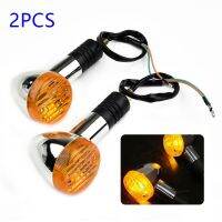 2pcs Motorcycle Turn Signals 12V For Honda Shadow VT 750 1100 VTX 1300 1800 C Motorcycle bike Directional Lights Accessories