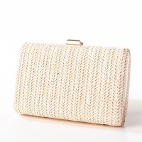 2023 New Fashion Women Weave Evening Clutch Bags Wedding Chain Shoulder Bags Mini Wallets For Ladies Drop Shipping