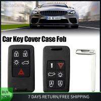 ออโต้การ์ X Keyless Go Car ซองใส่กุญแจสีดำ ABS Car คีย์เคสอะไหล่5/6กุญแจรีโมทปุ่มสำหรับวอลโว่ S60L XC60 S80L V60 Car V40