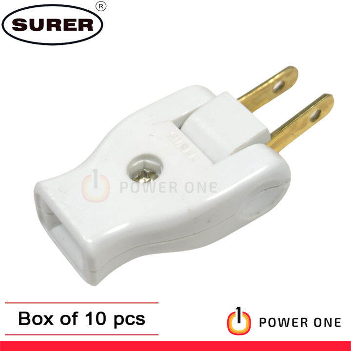 Surer 312 Swivel Male Plug (Box of 10pcs) Lazada PH