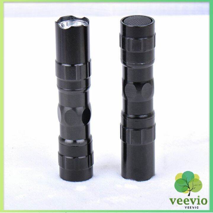 veevio-ไฟฉาย-led-พร้อมสายคล้อง-สำหรับพกพา-สปอตสินค้า-ใช้ถ่าน-aa-1-ก้อน-portable-flashlight