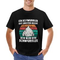 Schwurbler Always Right Aluminum Hat Conspiracy Theorist Know-It-All Saying T-Shirt Blondie T Shirt Men Graphic T Shirts