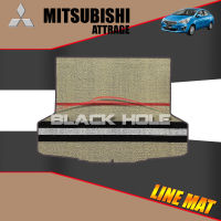 Mitsubishi Attrage ปี 2013 - ปีปัจจุบัน Blackhole Trap Line Mat Edge (Trunk ที่เก็บสัมภาระท้ายรถ)