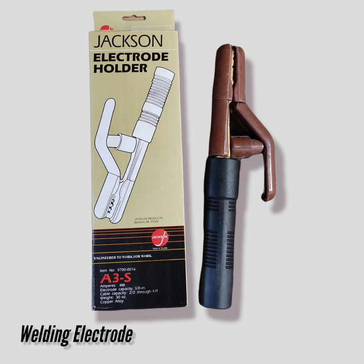 SLVR JACKSON Welding Holder Electrode Capacity 500amp Copper Type