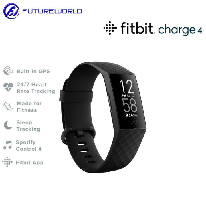 FITBIT Charge 4 Fitness and Activity Tracker 1 Year Warranty Lazada