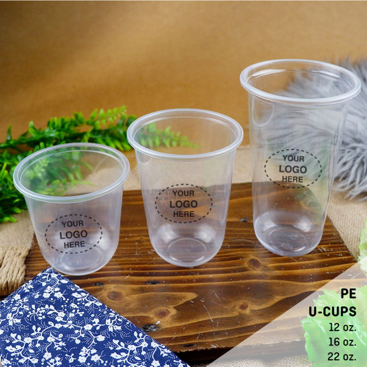 Plastic Cups U Cups 95mm 50pcs Plain Cups Milk Tea And Juices Lazada Ph 5920