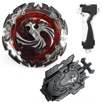 Hellsscythe 4-60T Burst Gyro Toy X Starter BX-02 With Launcher Grip Battle  Top Gyro Xmas Gift Red