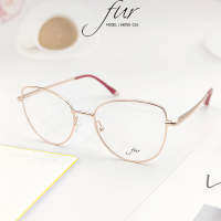 ?กรอบแว่นตา FUR รุ่น 88050-C26 สีพิ้งโกล Vintage ทรงสวย ใส่สบาย (บริการตัดเลนส์สายตาราคาถูก)