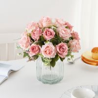 【hot】✆۞∋  Silk Wedding Bouquet Decorate for Scrapbooking Diy Indoor Outdoor Office Ornaments Artificial Flowers