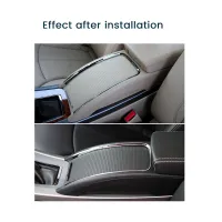 Console Sliding Shutters Cup Holder Roller Blind Cover &amp; Armrest Box Trim Ring Strip Plating Parts Accessories for Buick LaCrosse 09-13 B