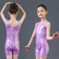 Outdoorbuy ยิมนาสติก L Eotard สาว3-12Y บัลเล่ต์ Unitards แน่น R Omper B Ling ยิมนาสติกเสื้อผ้าเต้นรำ