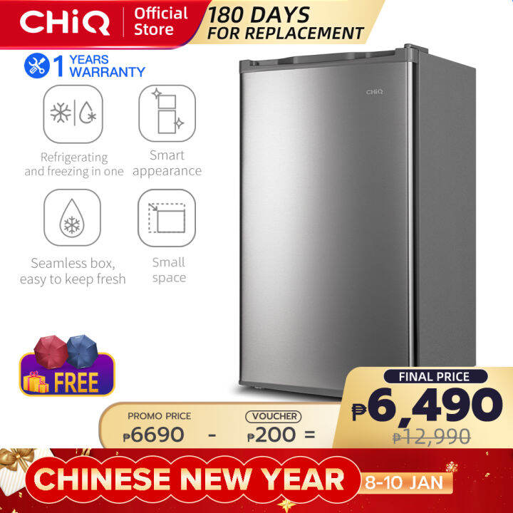 CHiQ CSR04DI 3.1 cu.ft Single Door Dorm Refrigerator Mechanical Control
