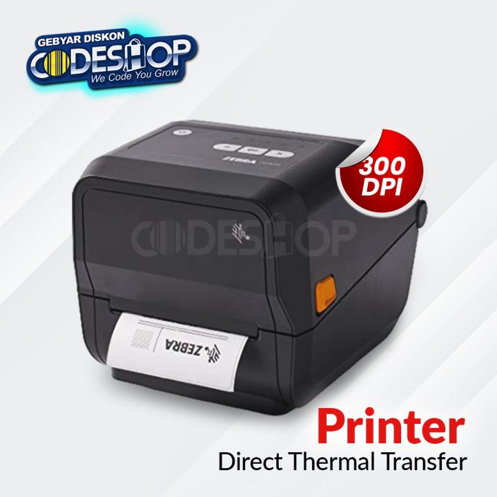 Zebra ZD420 Printer Label Barcode Direct Thermal Transfer 300 DPI USB by Lazada Indonesia