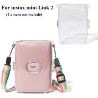 เคสแข็งใสคริสตัลสำหรับเครื่องพิมพ์ Instax Mini Link 2กระเป๋าฝาครอบป้องกันพร้อมกระเป๋ากล้อง Tali Bahu