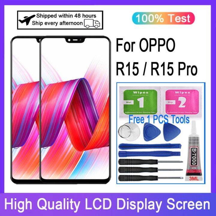 amoled-อะไหล่จอ-lcd-สำหรับ-oppo-r15สัมผัสหน้าจอ-lcd-หน้าจอดิจิตอลสำหรับ-oppo-r15-pro